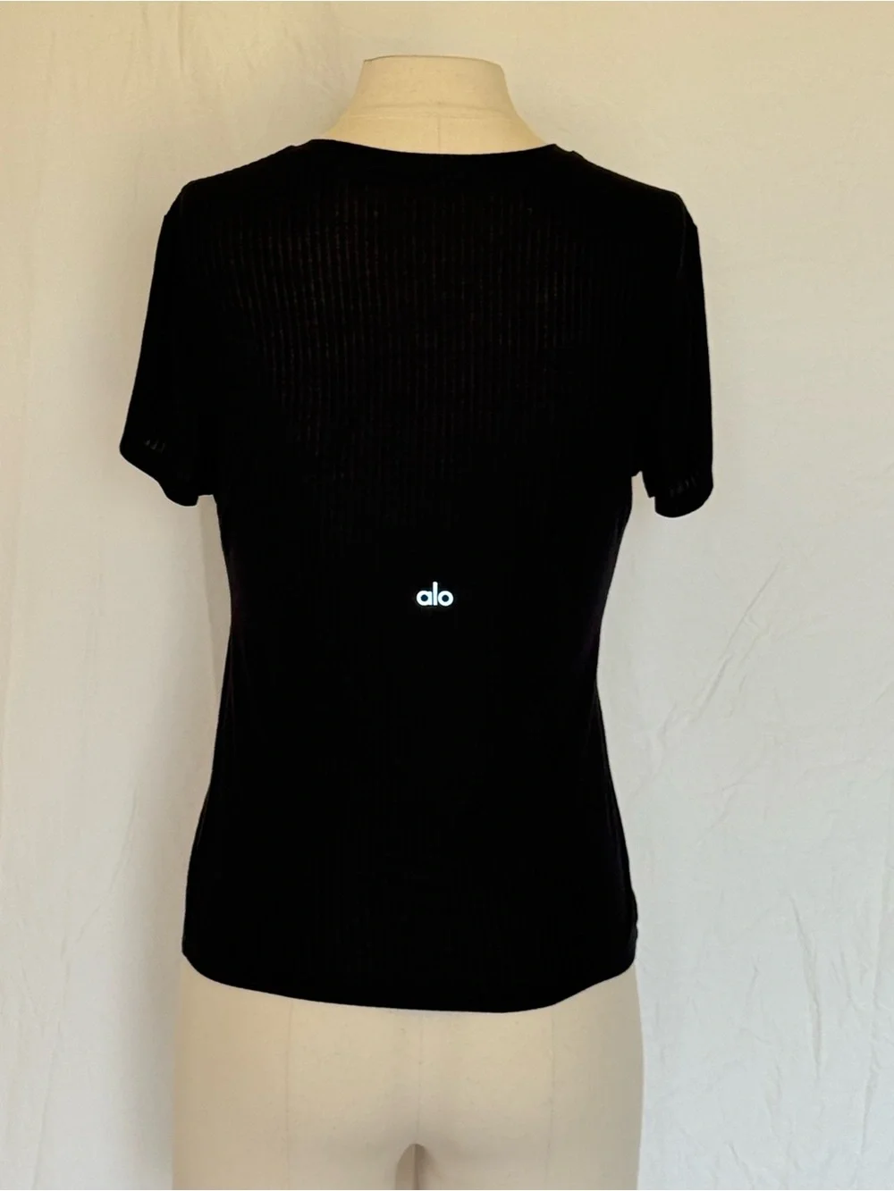 Alo Yoga Ribbed Sea Coast Short Sleeve